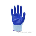 Hespax Heavy Duty Work Oil Resistant Nitrile Gloves